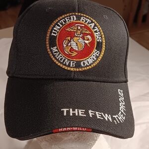 Black Marine Corps Hat